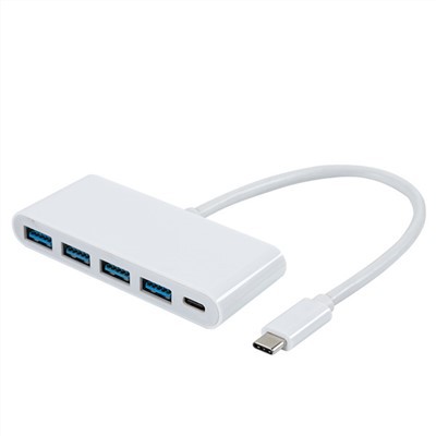 USB C Uz 4 USB 3.0 Pieslēgvietas centrmezgls ar PD portu